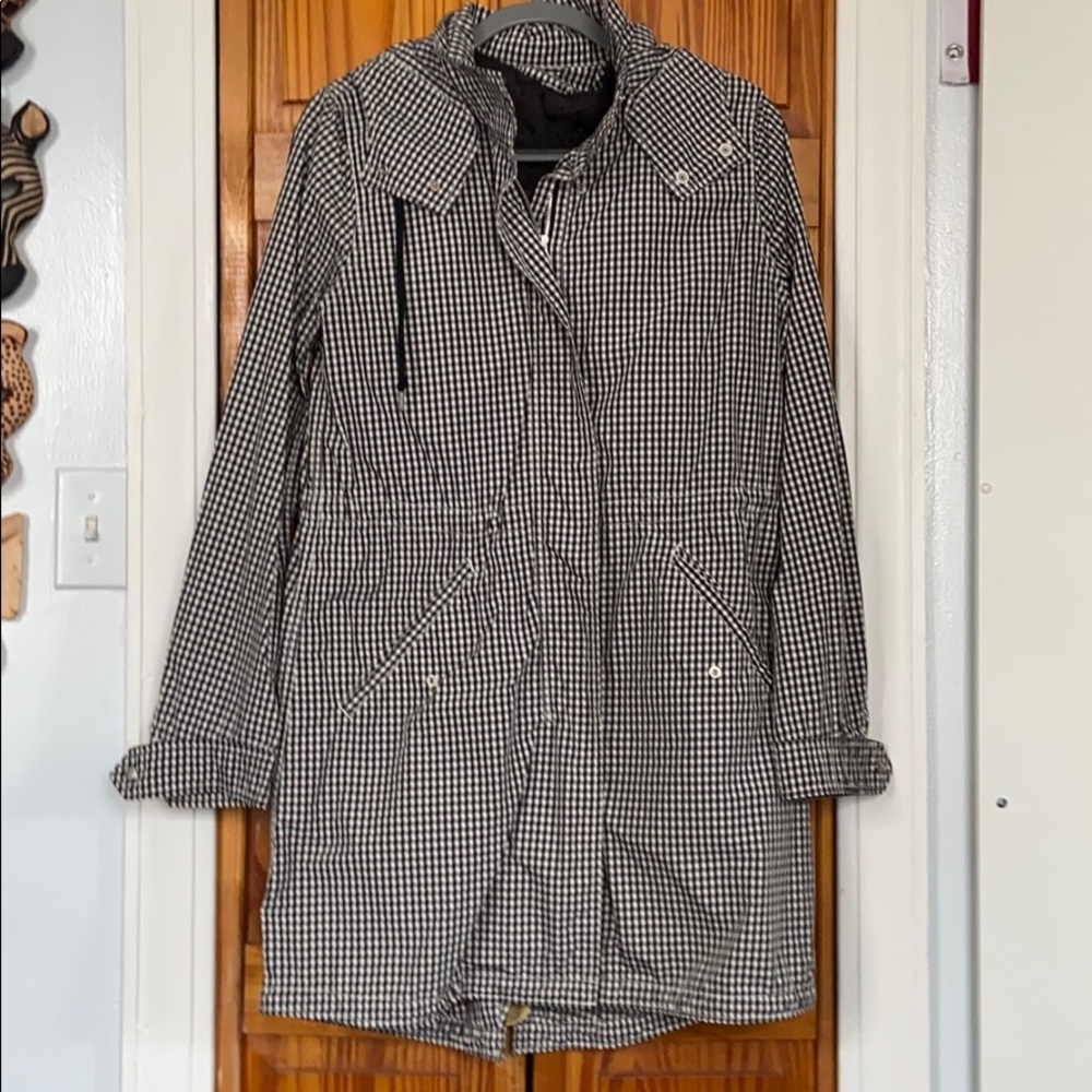 UNIQLO Light weight gingham jacket size Small